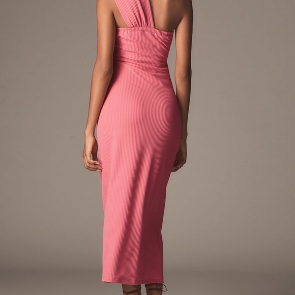 Anthropologie PORRIDGE ANTONIA TWIST-FRONT RIBBED MAXI DRESS Size M NWT - Picture 5 of 9